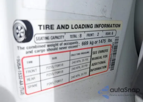 2009 Ford Expedition Eddie Bauer from USA, damaged, VIN 1FMFU17549EB02919
